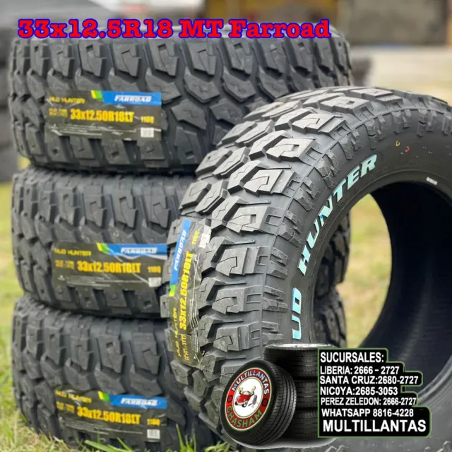 33X12.5R18 FARROAD MT MUD HUNTER