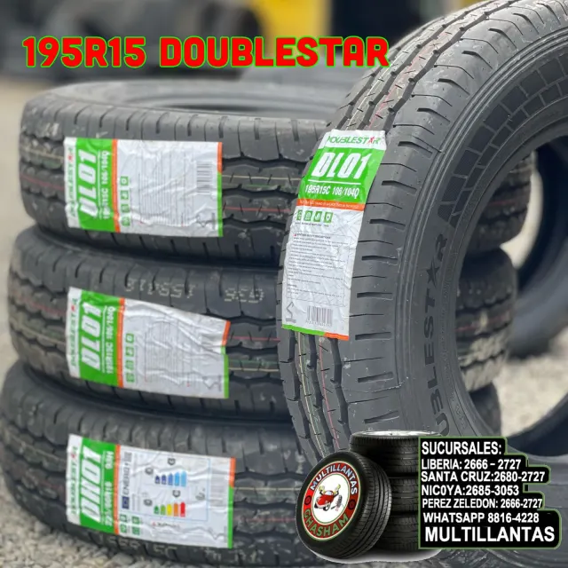 195R15 DOUBLESTAR 8 CAPAS