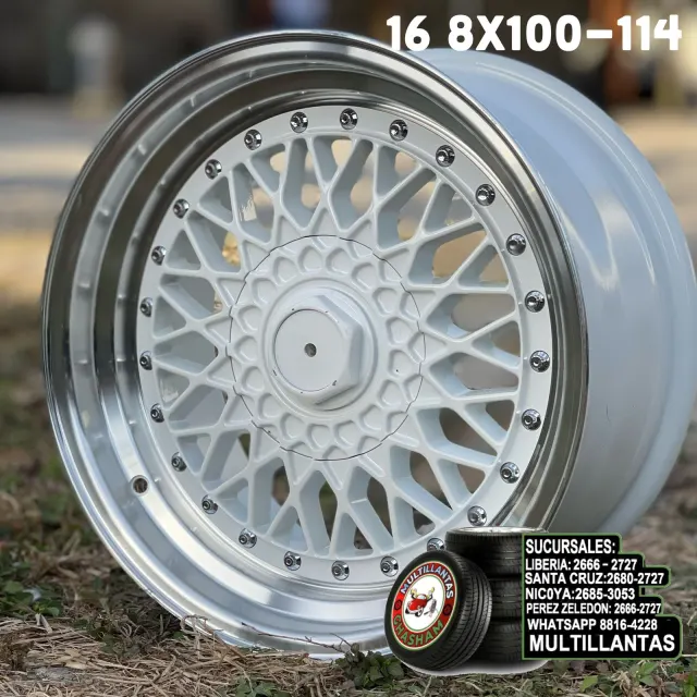 AROS 16 8X100-114 blanco