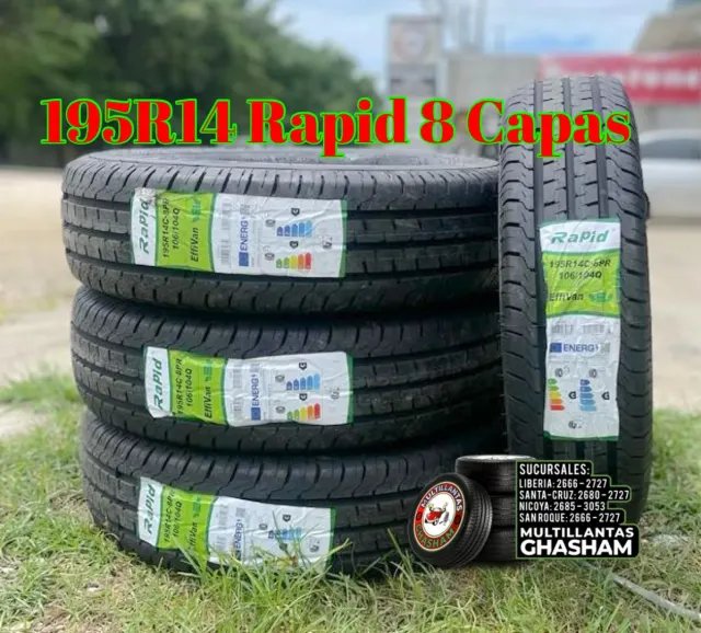 195R14 RAPID 8PR
