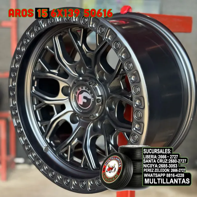 AROS # 15X8 6X139.7 ET0 MB 50616I