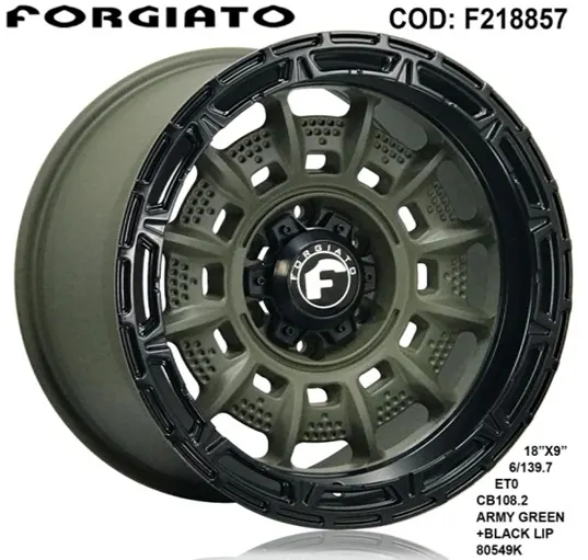 AROS # 18X9 6X139.7 ET0 AG-B 80549K