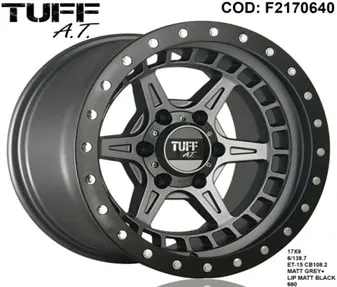 AROS # 17X9 6X139.7 ET-15 GY-B 660