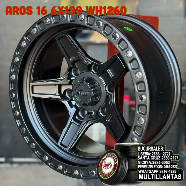 AROS # 16X8 6X139.7 ET-15 BR-B 660