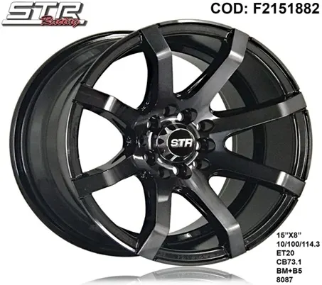 AROS # 15X8 10X100-114 ET20 BM 8087