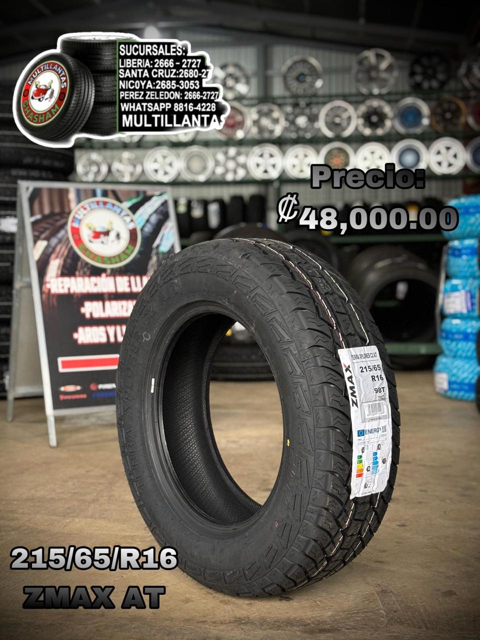 215/65/R16 ZMAX TERRA AT