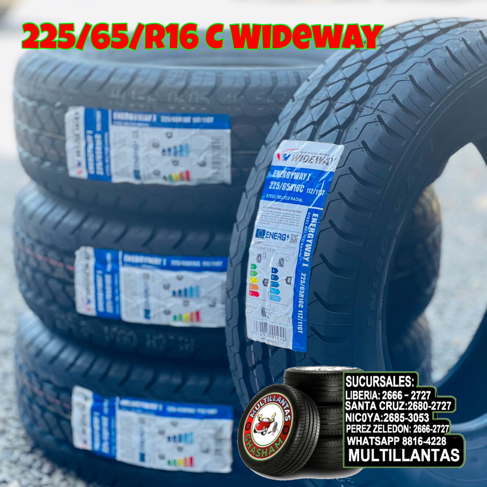 225/65/R16 WIDEWAY 8PR