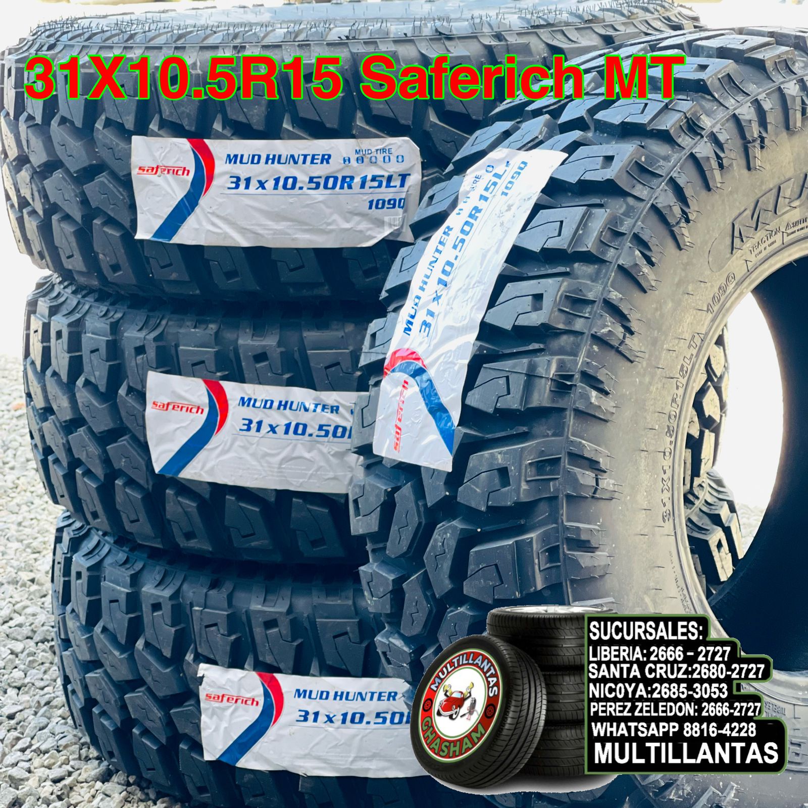 31X10.5R15 SAFERICH MT LT