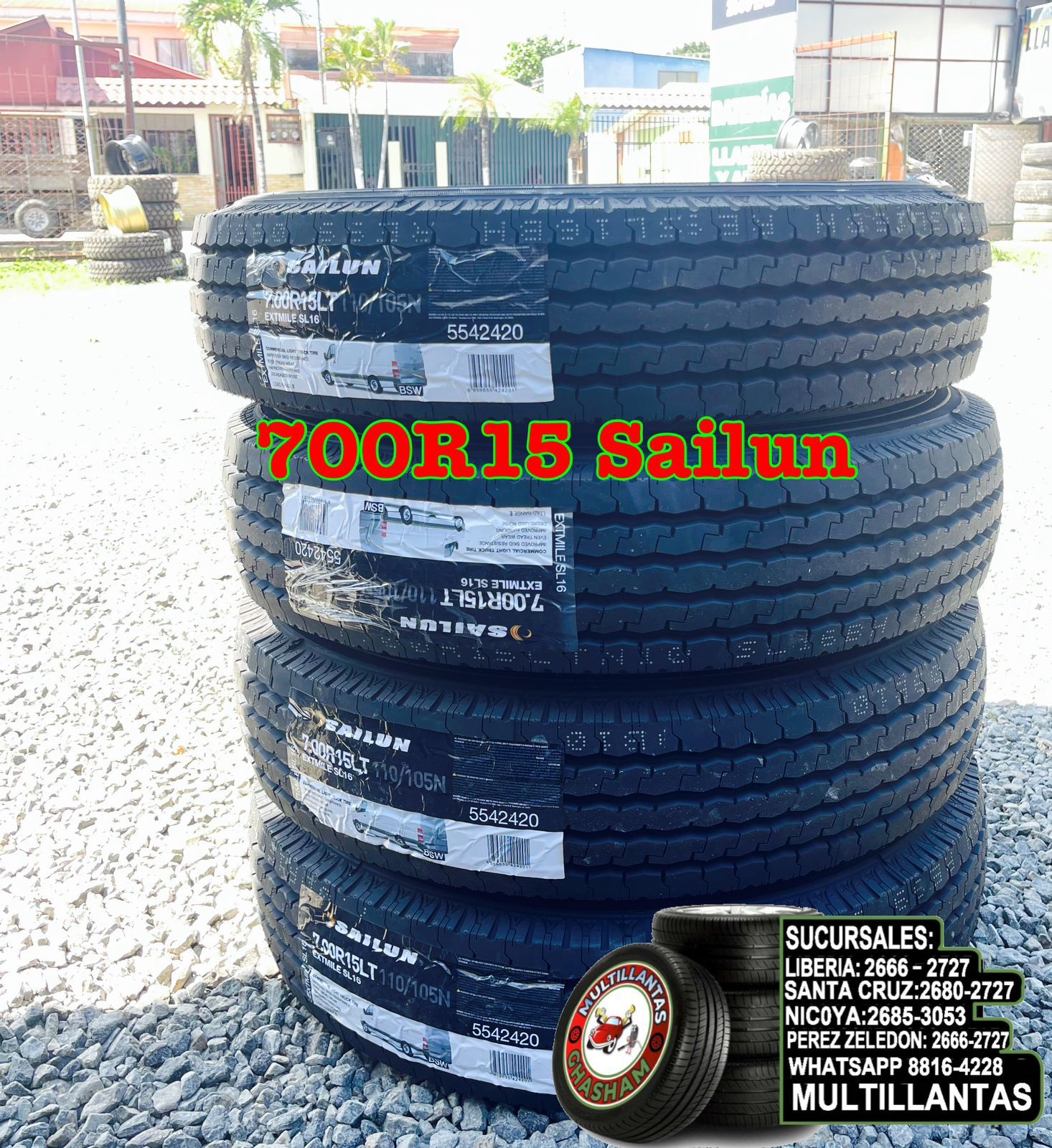 700R15 SAILUN LISO 10PR