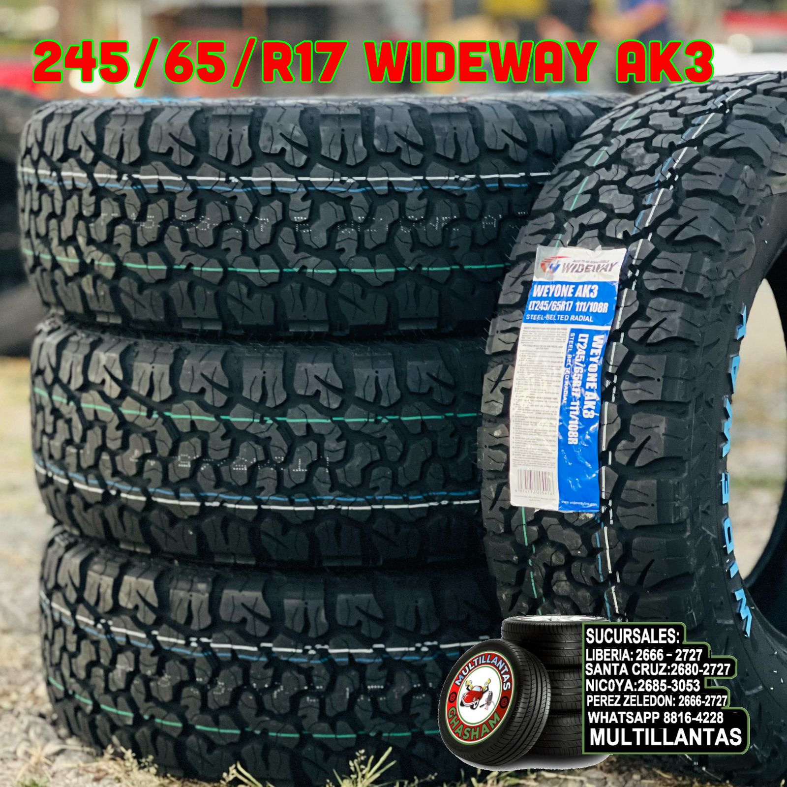 245/65/R17 WIDEWAY AT AK3
