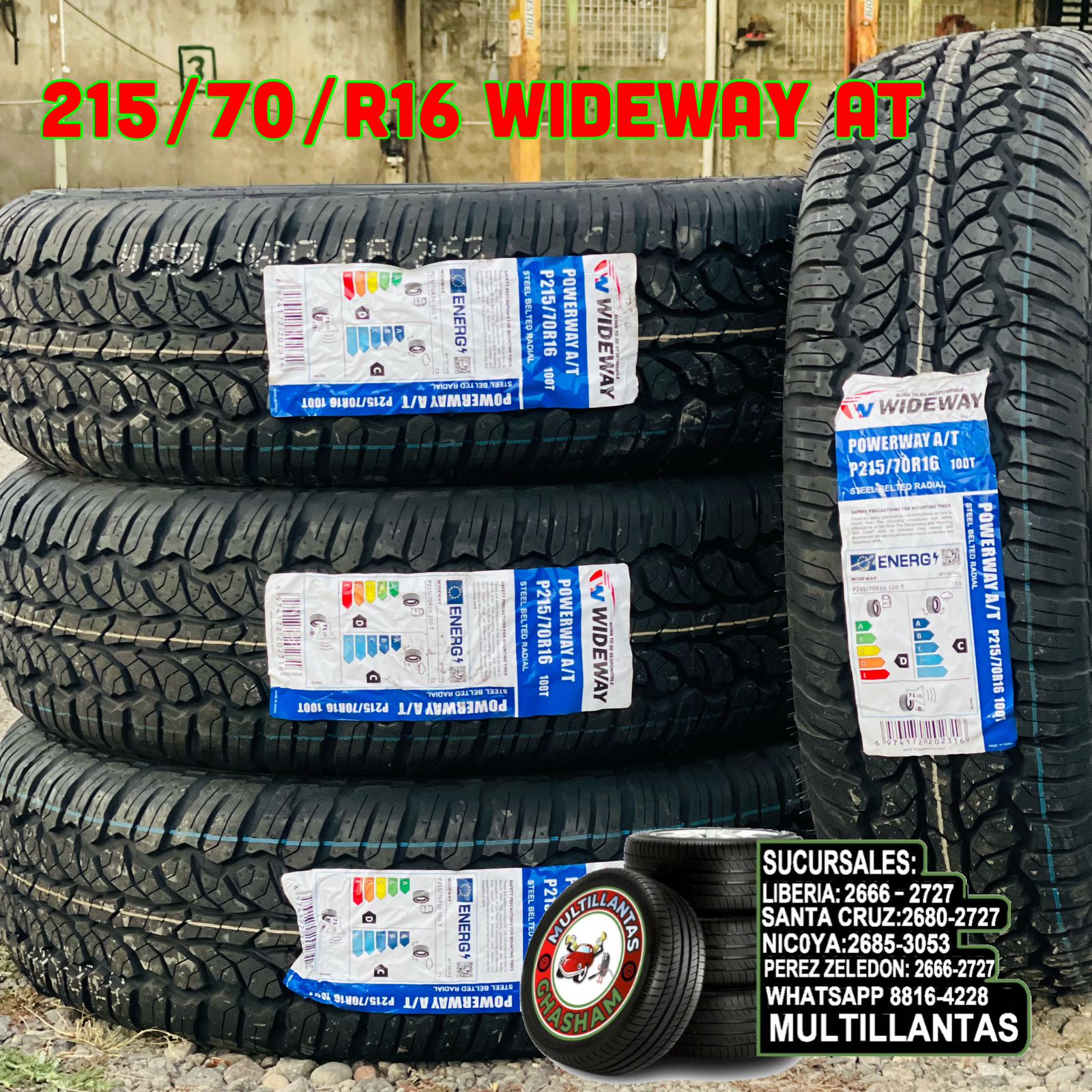 215/70/R16 WIDEWAY AT LT