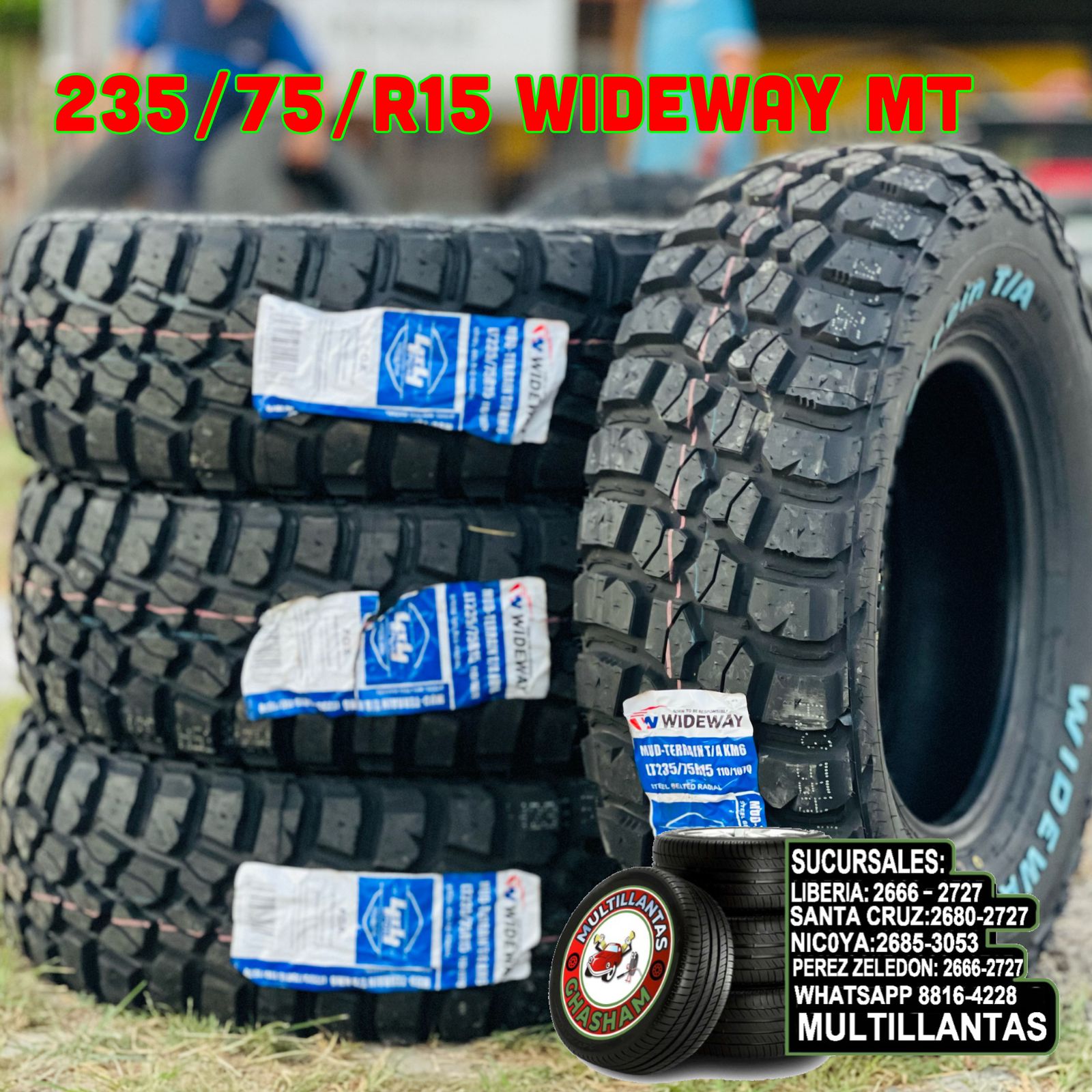 235/75/R15 WIDEWAY MT 8PR MT6