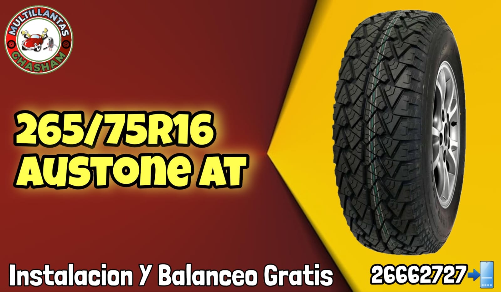 265/75/R16 AUSTONE AT SP-302