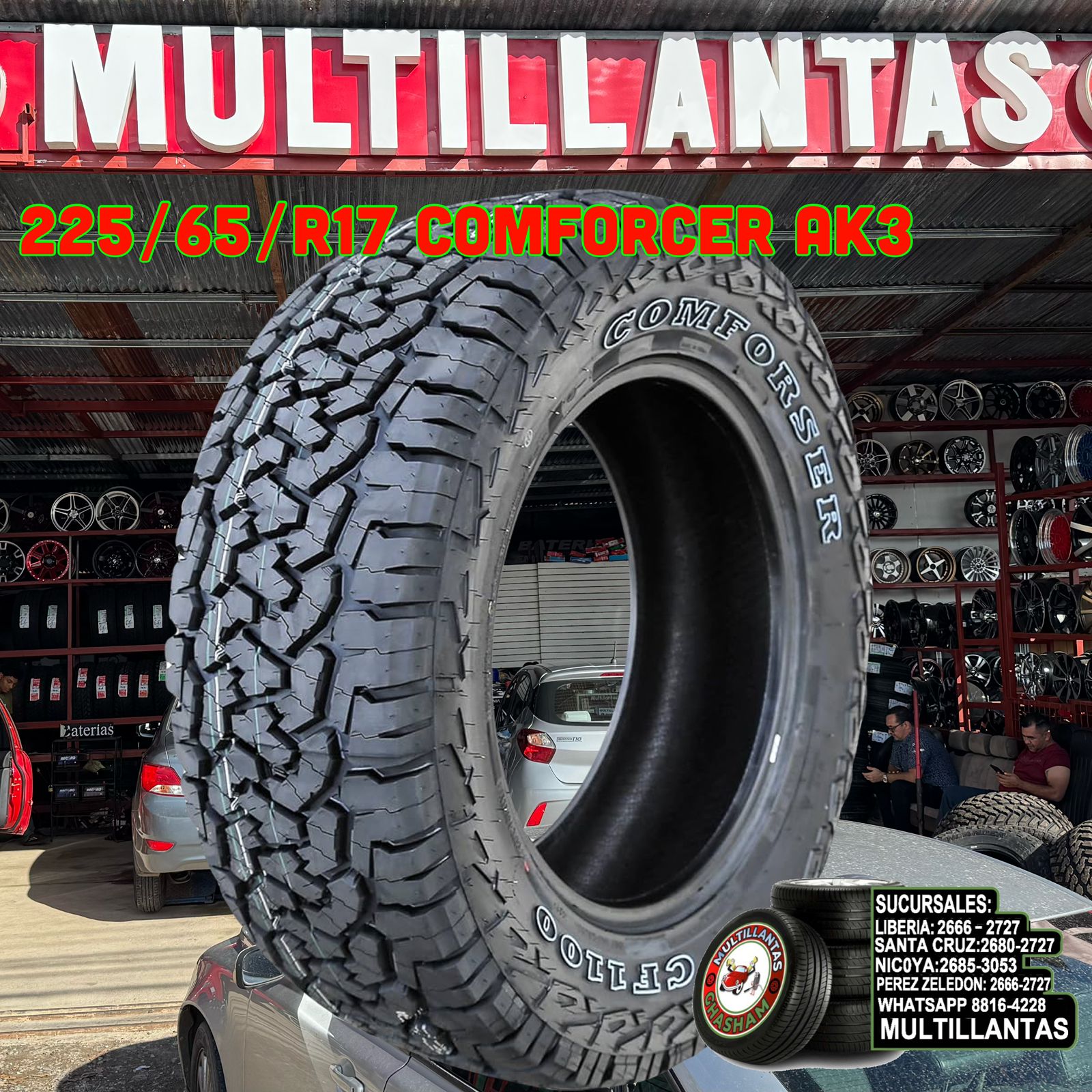 225/65/R17 COMFORSER AT-AK3 CF1100