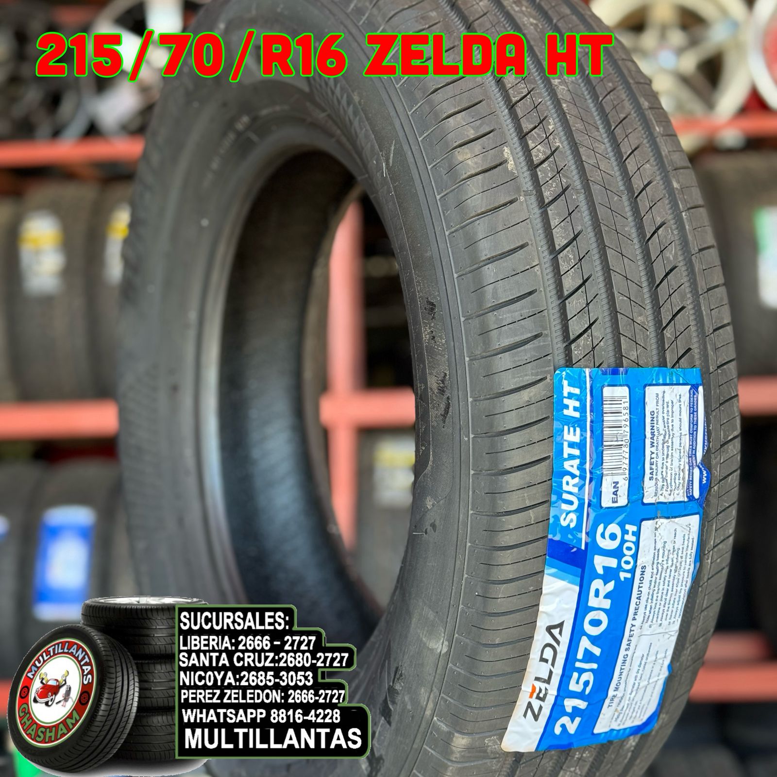 215/70/R16 ZELDA HT
