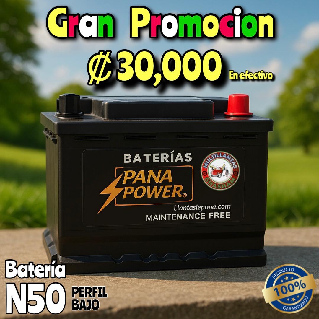 BATERIA RECORD PANAPOWER N50 BAJA